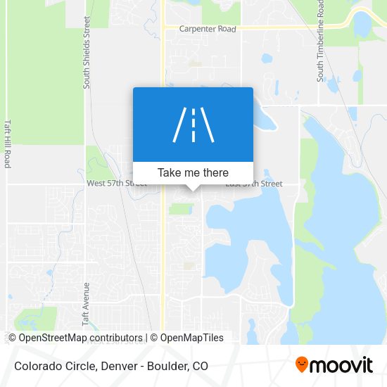 Mapa de Colorado Circle