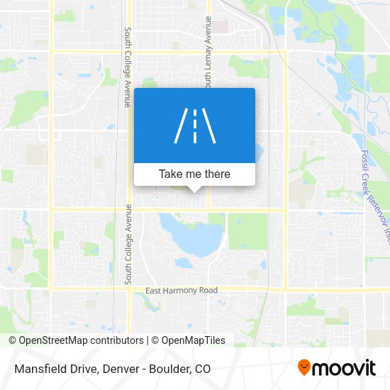 Mapa de Mansfield Drive