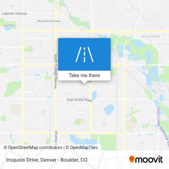 Iroquois Drive map