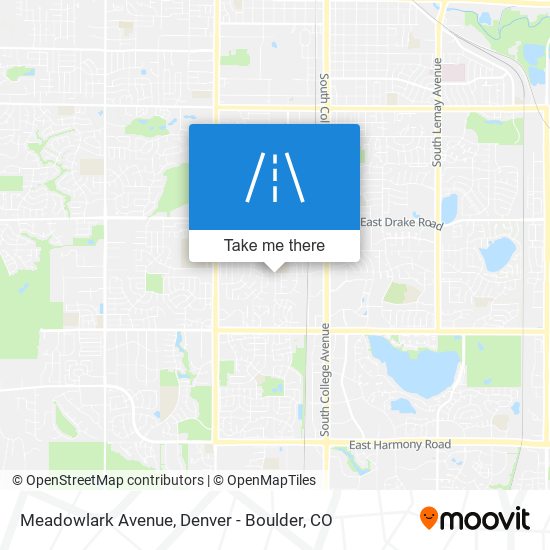 Mapa de Meadowlark Avenue