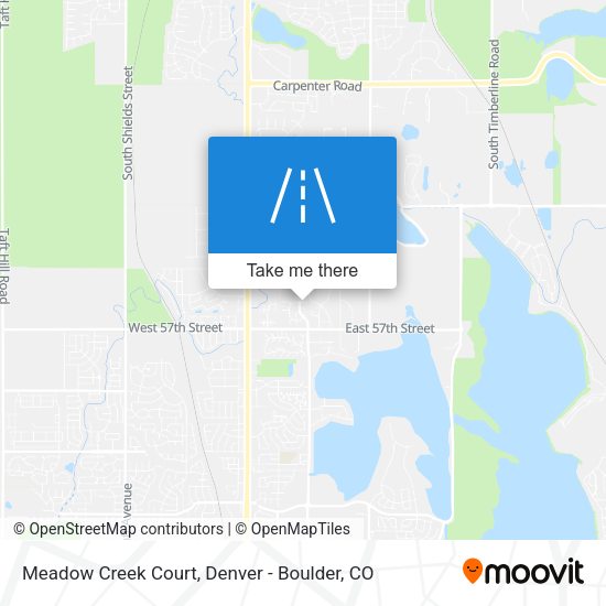 Mapa de Meadow Creek Court