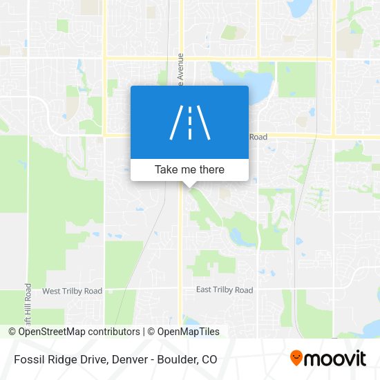 Fossil Ridge Drive map