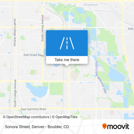 Sonora Street map
