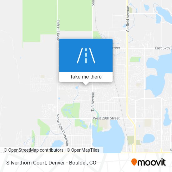 Silverthorn Court map