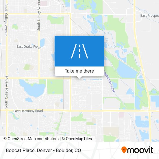 Bobcat Place map