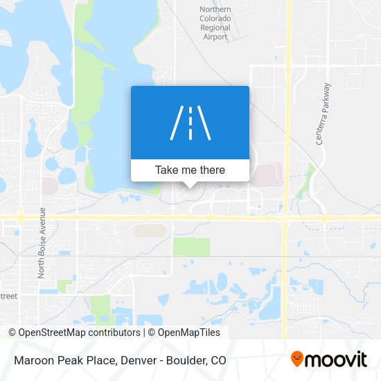 Maroon Peak Place map