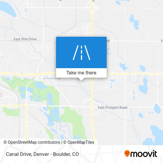 Mapa de Canal Drive