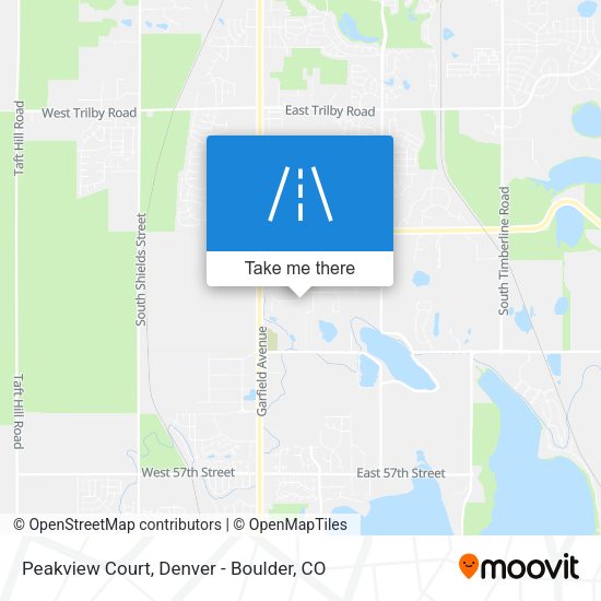 Peakview Court map