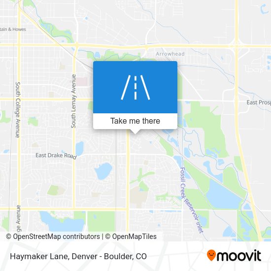 Haymaker Lane map