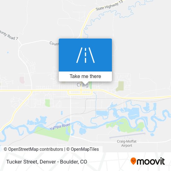Tucker Street map