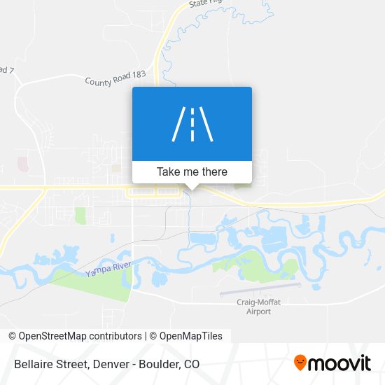 Bellaire Street map