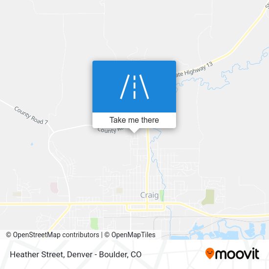 Heather Street map