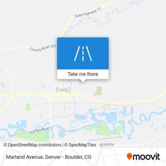 Mapa de Marland Avenue
