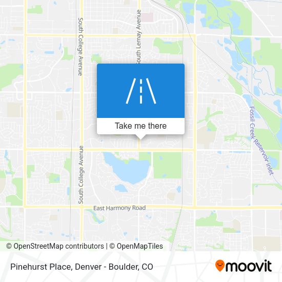 Pinehurst Place map