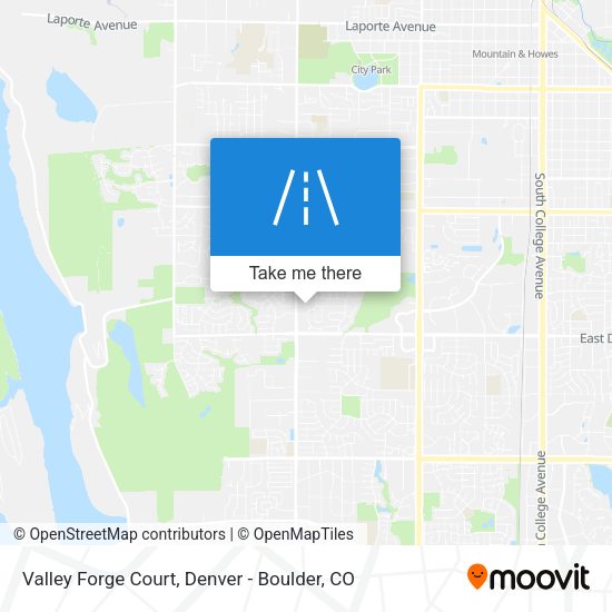 Mapa de Valley Forge Court