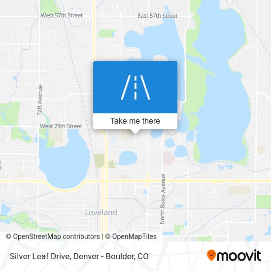 Silver Leaf Drive map