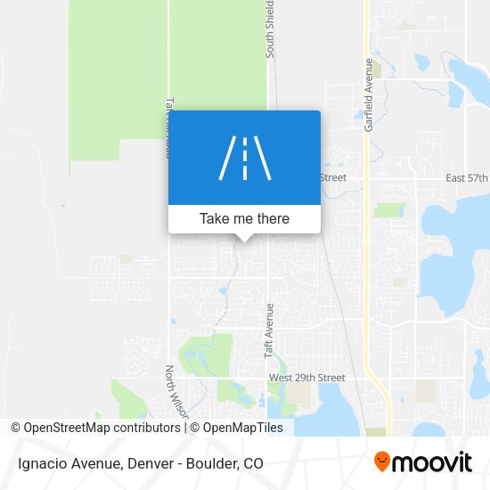 Ignacio Avenue map