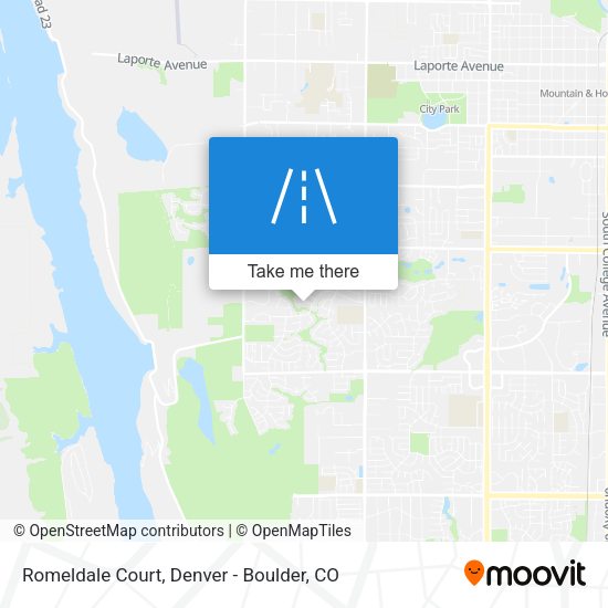 Romeldale Court map