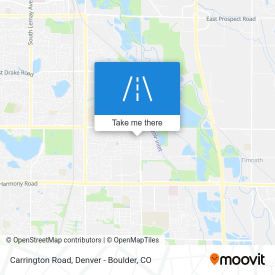 Carrington Road map