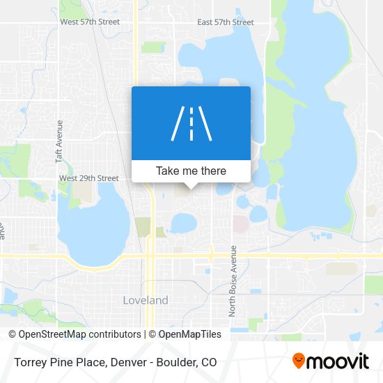 Torrey Pine Place map