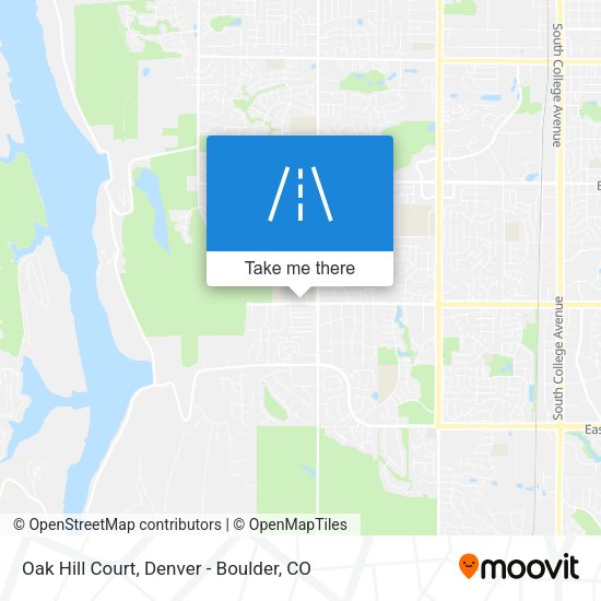 Oak Hill Court map