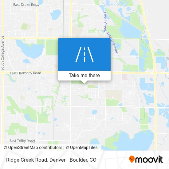 Ridge Creek Road map