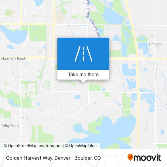 Golden Harvest Way map