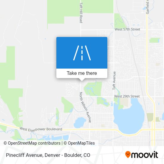 Pinecliff Avenue map