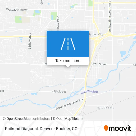 Railroad Diagonal map