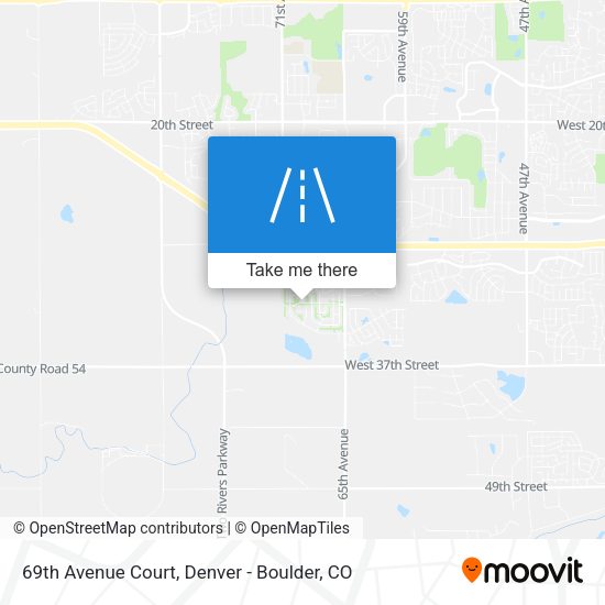 Mapa de 69th Avenue Court