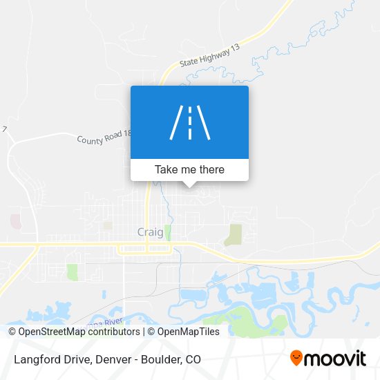 Mapa de Langford Drive