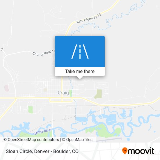 Sloan Circle map