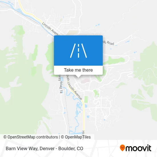 Barn View Way map