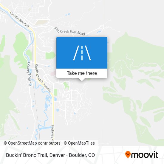 Mapa de Buckin' Bronc Trail