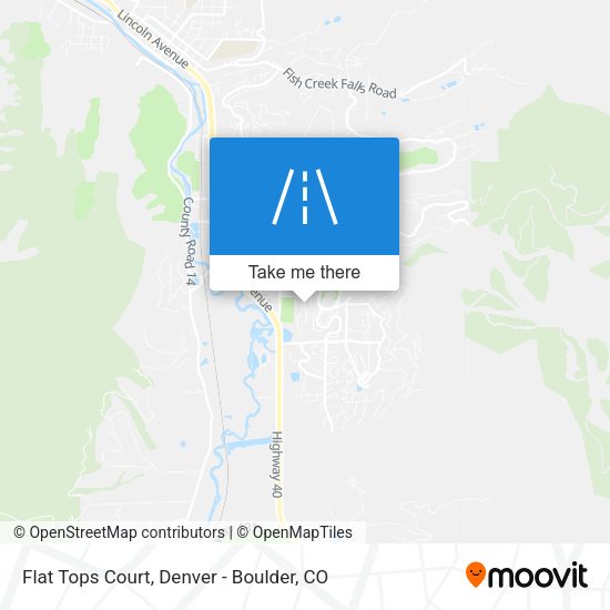 Flat Tops Court map