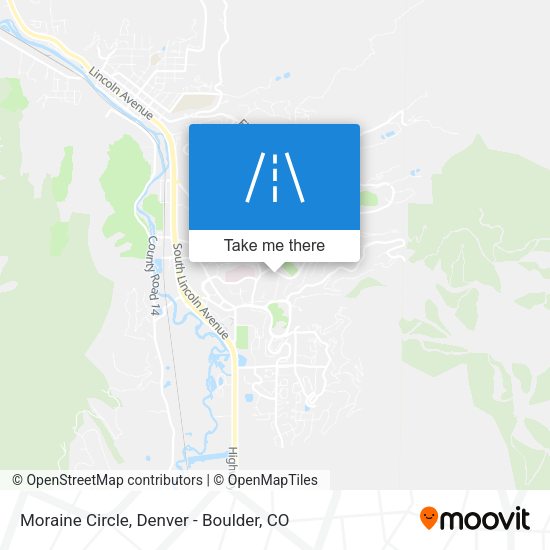 Mapa de Moraine Circle