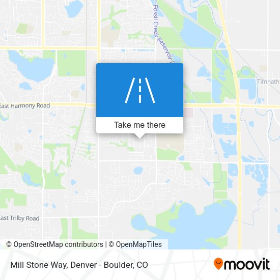 Mill Stone Way map