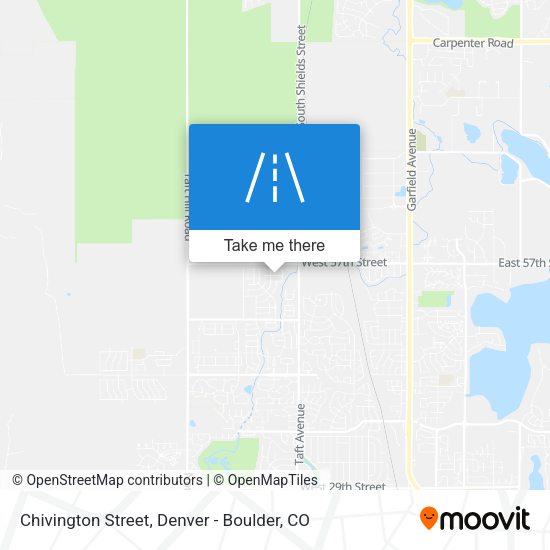 Mapa de Chivington Street
