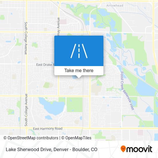 Mapa de Lake Sherwood Drive