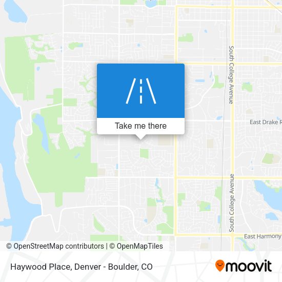 Haywood Place map