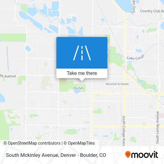 South Mckinley Avenue map