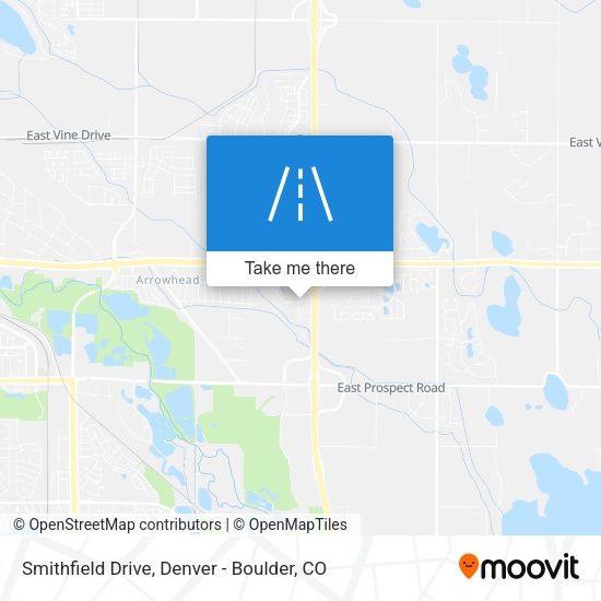 Smithfield Drive map