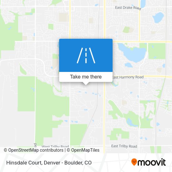 Hinsdale Court map