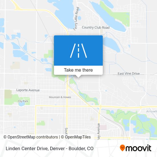 Mapa de Linden Center Drive