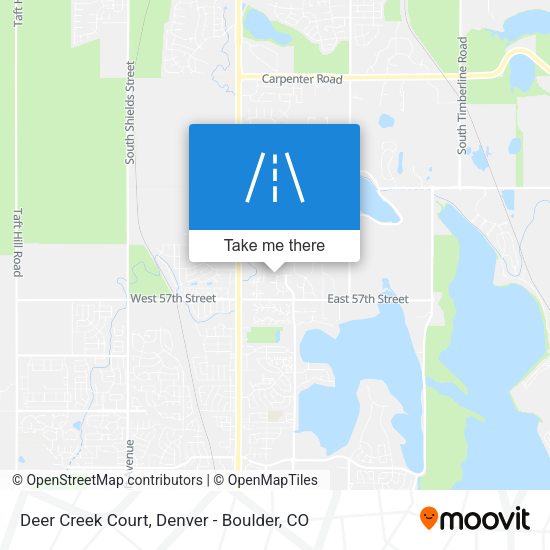 Deer Creek Court map