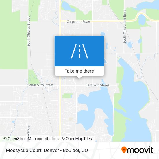Mossycup Court map
