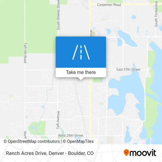 Ranch Acres Drive map