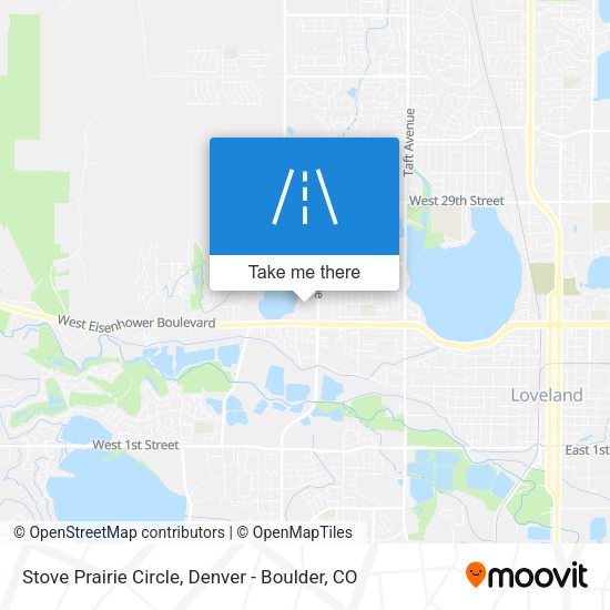 Stove Prairie Circle map