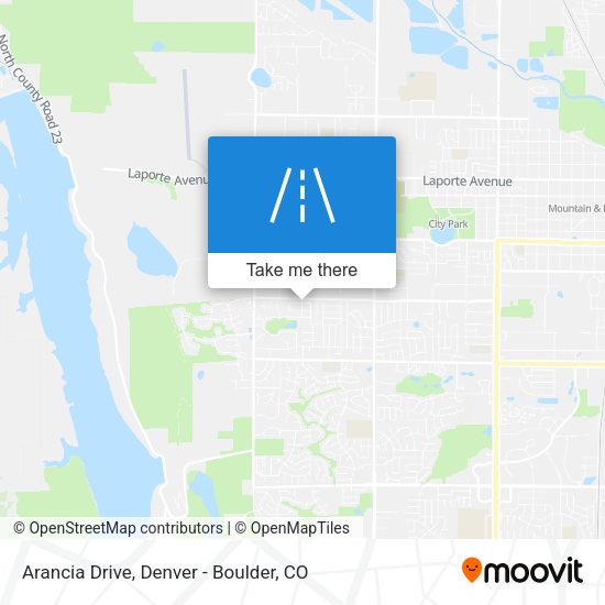Arancia Drive map