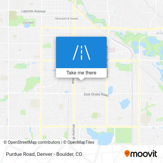Mapa de Purdue Road